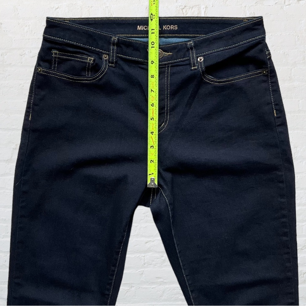 Michael Kors Izzy Skinny Dark Wash Stretch Jeans - Picture 10 of 13